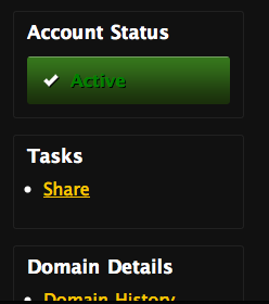 Account Status Tasks