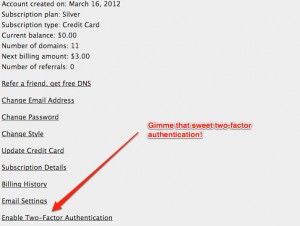 DNSimple Account