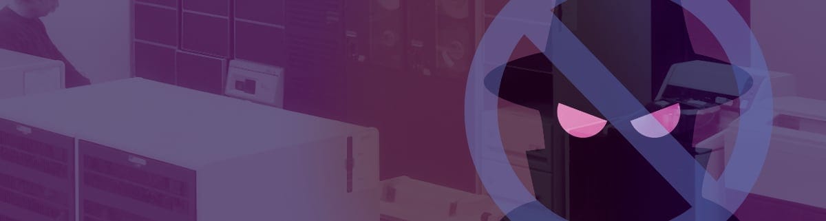 Illustration of a hacker being denied
